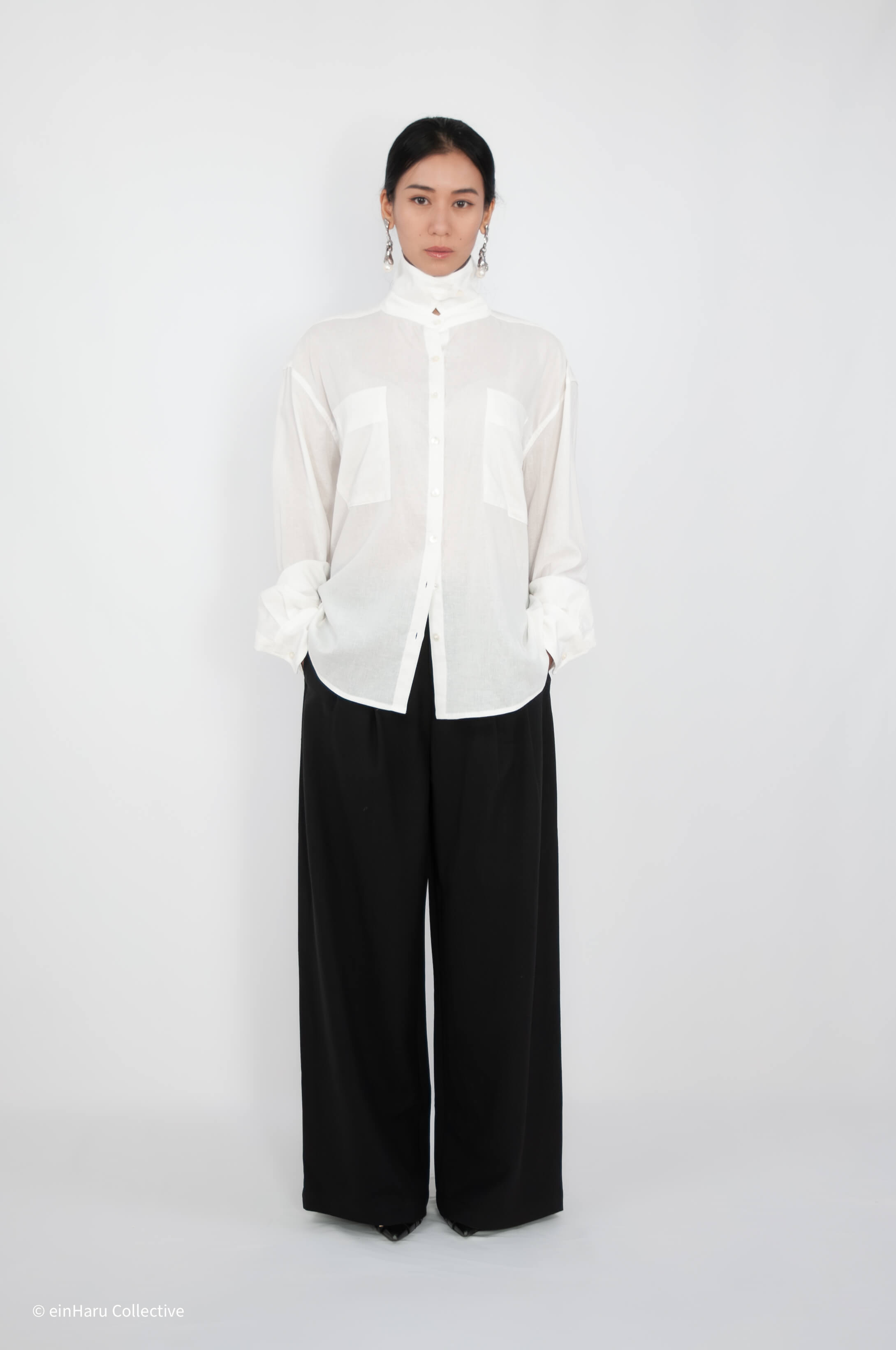 Quiet luxury fashion — Bijo Shirt by einHaru Collective Berlin