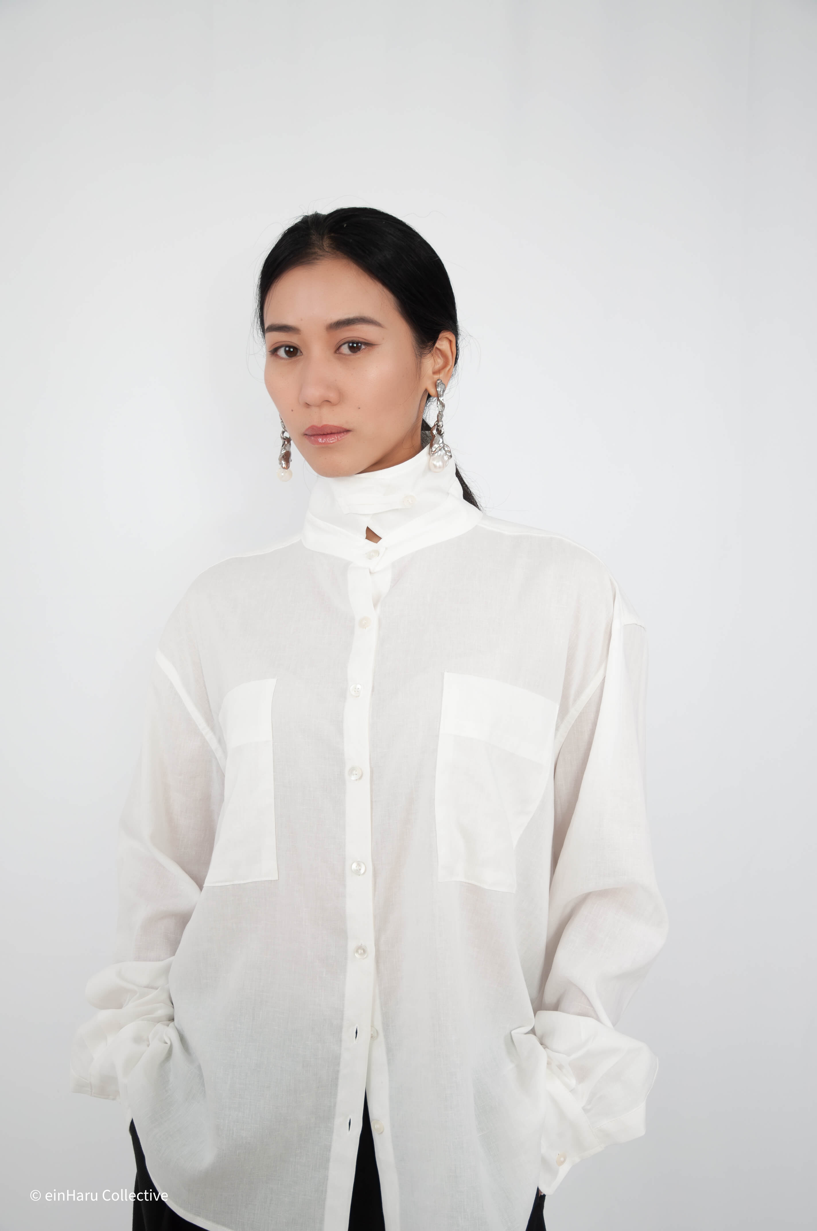 How to Style an Oversized Shirt, einHaru Collective
