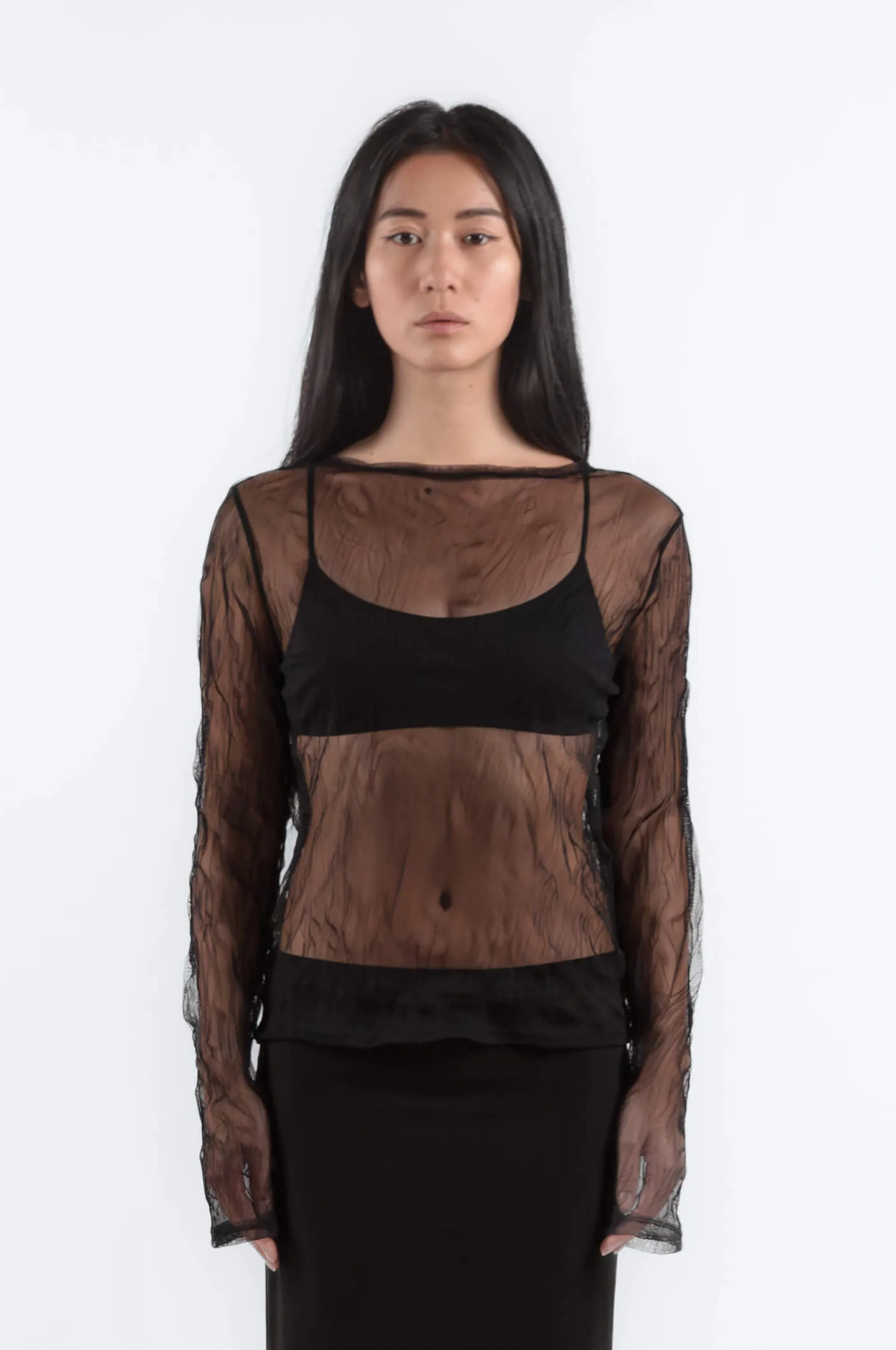 Mesh Sheer Long Sleeve | einHaru Collective