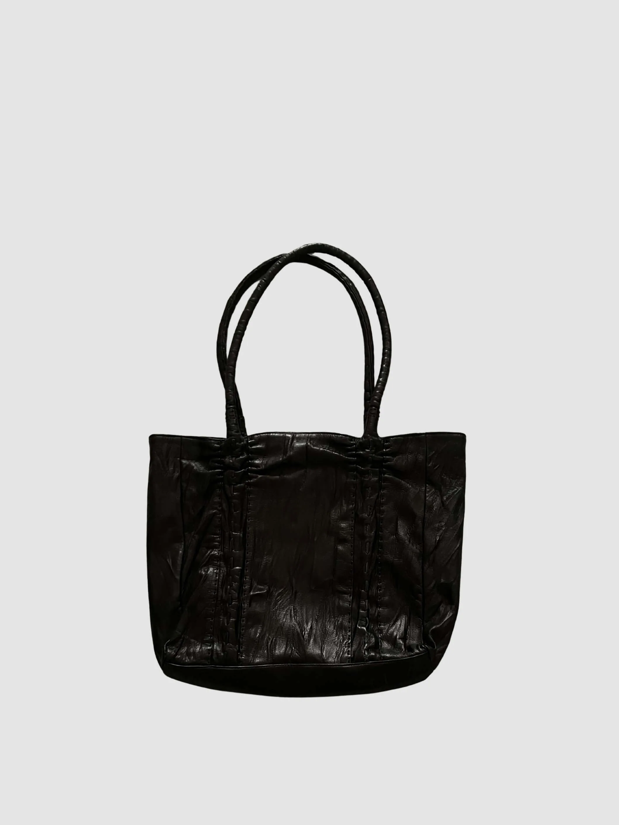 Textured Leather Tote Bag | einHaru Collective
