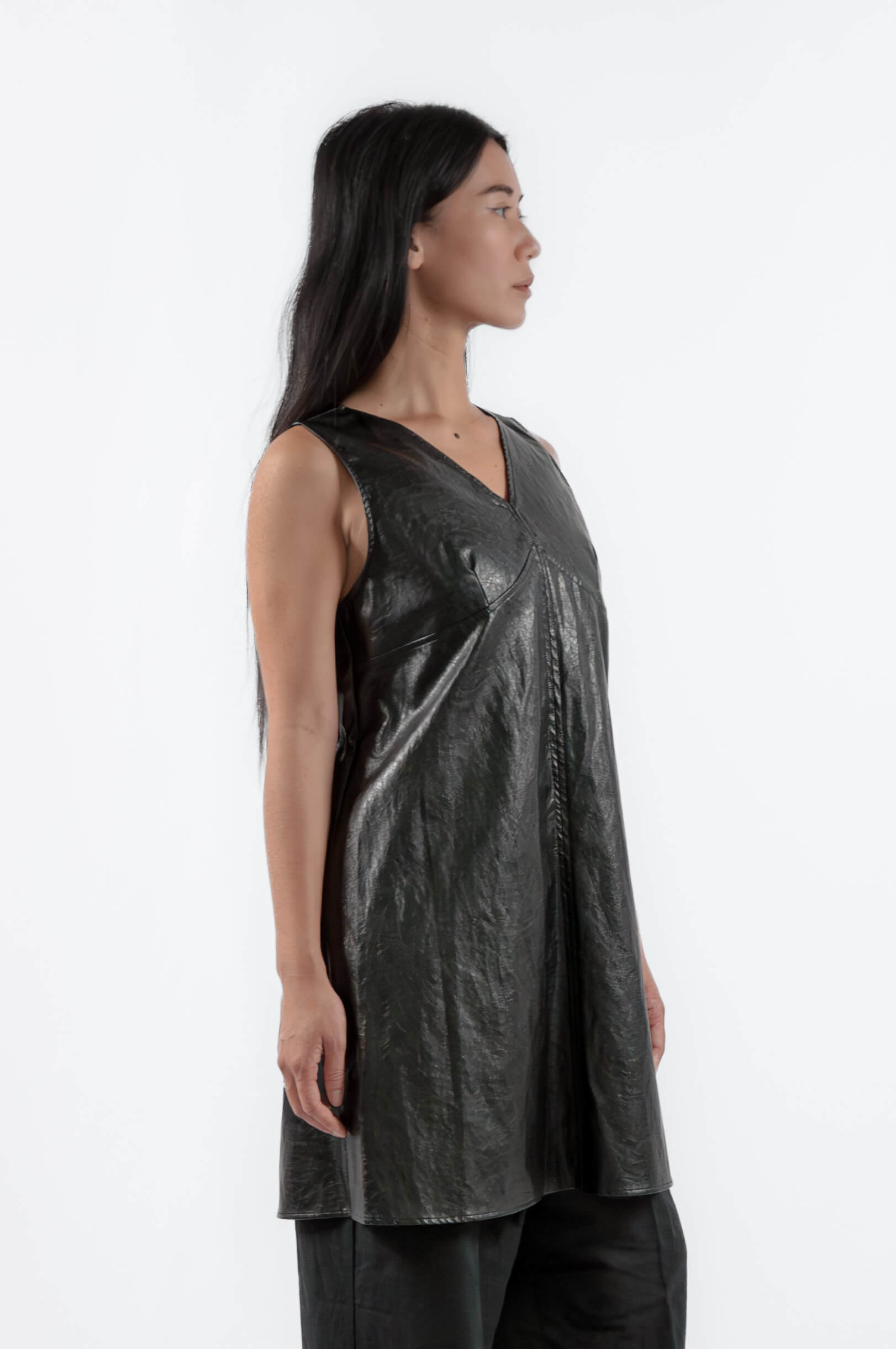 Vegan leather dress, einHaru Collective Berlin