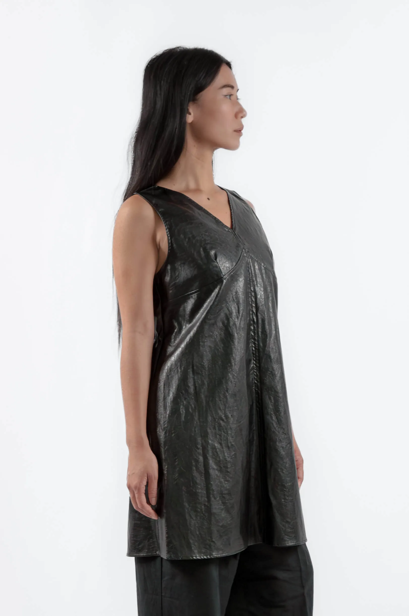Vegan leather dress, einHaru Collective Berlin