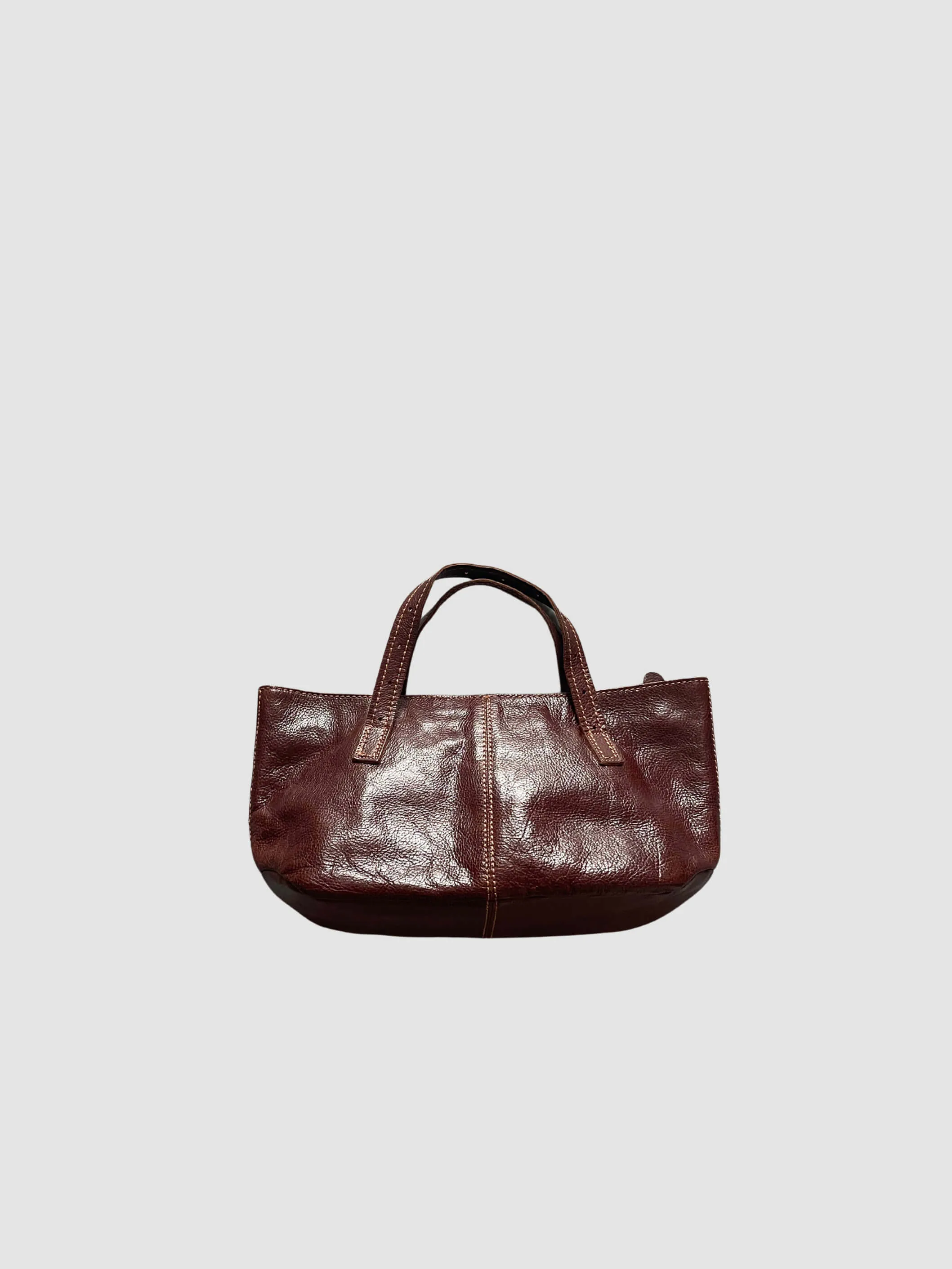 Compact Leather Tote | einHaru Collective