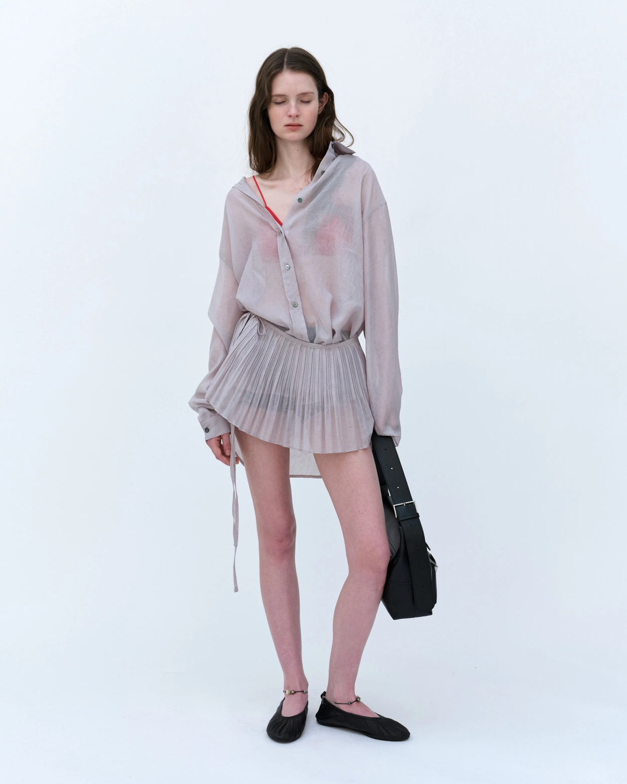 Shearling Wrap Shirt — new arrival from einHaru Collective