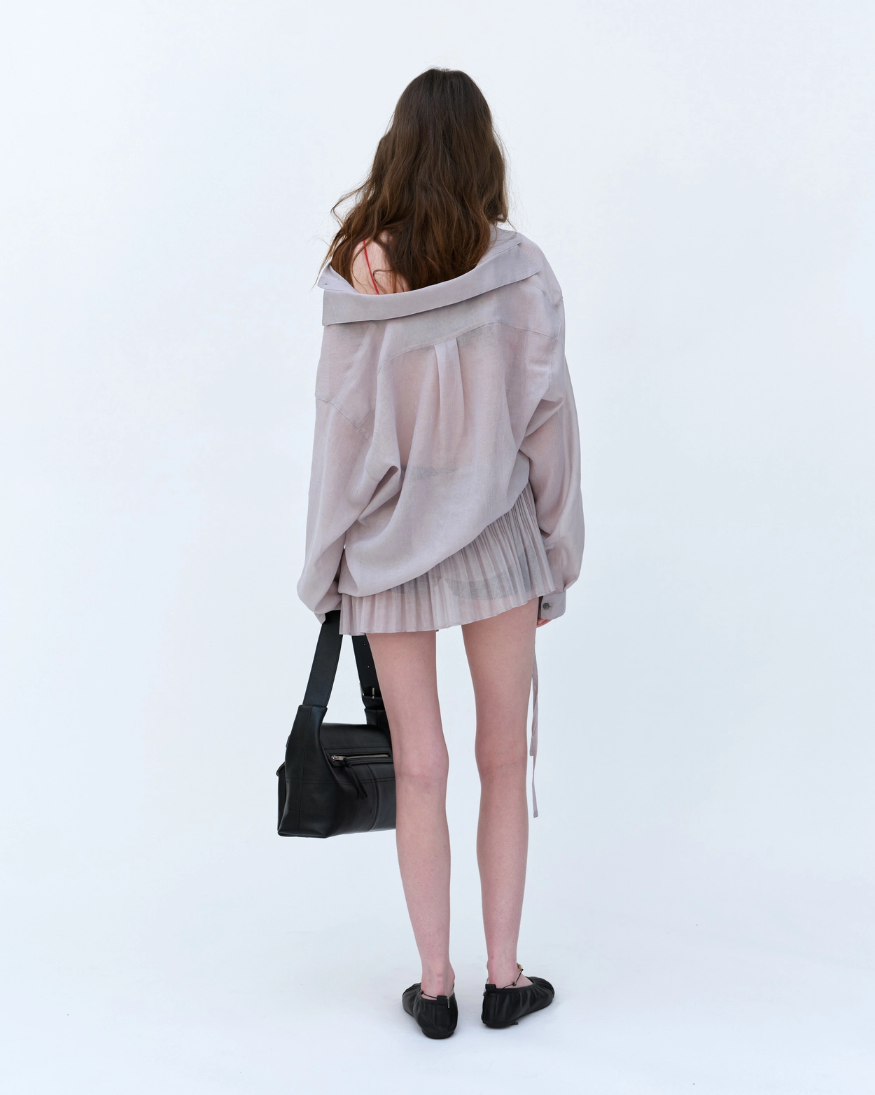 Londonflat Shearling Wrap Shirt look 3